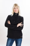 Half - Zip Fark Et Fark Yarat  Siyah Unisex Sweatshirt - Girişim Savaşçısı Store