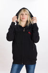 Siyah Gis Nakış Detaylı Unisex Sweat - Girişim Savaşçısı Store